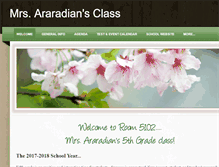 Tablet Screenshot of mrsararadian.com